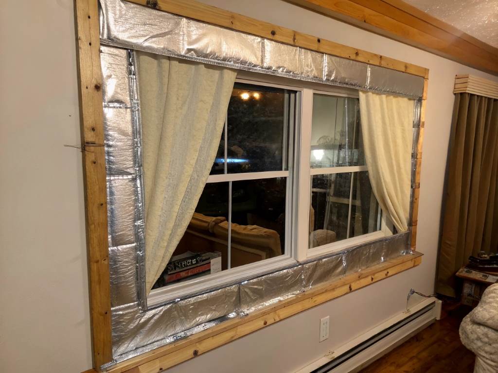 Drafty Window Insulation Hack