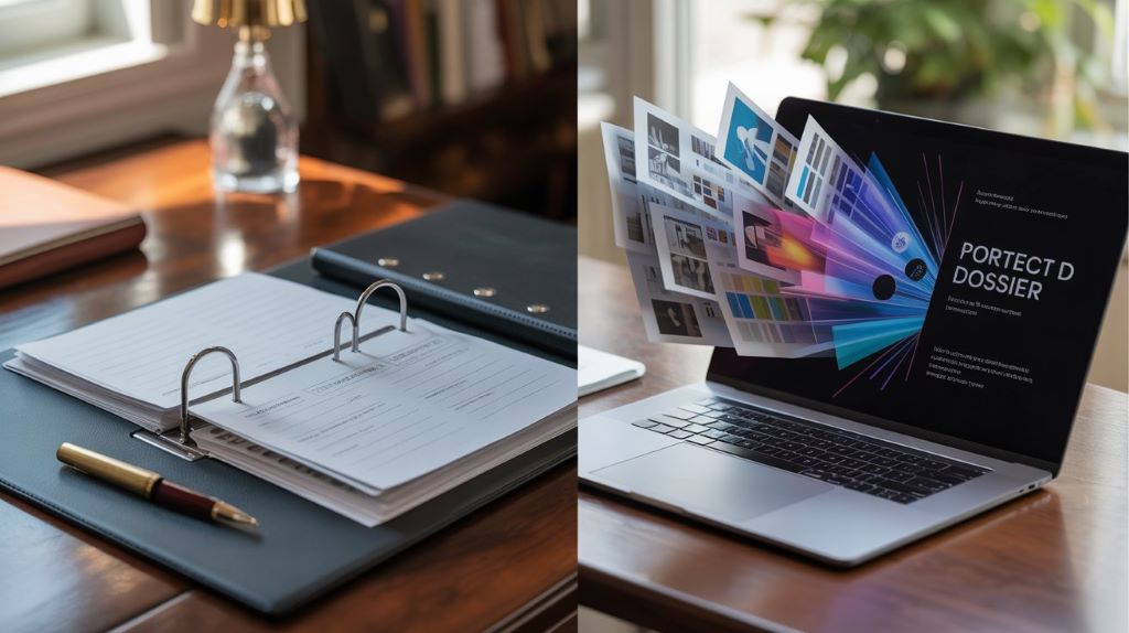 Project dossier vs portfolio guide example
