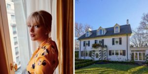Where was taylor swift's childhood homes Christmas tree farm located