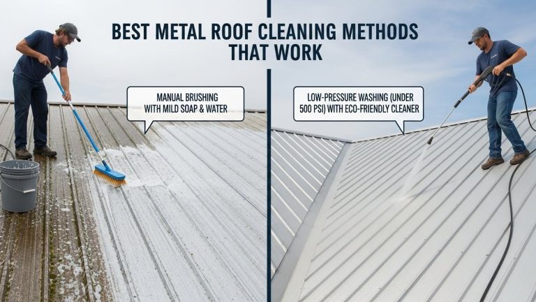 Best Metal Roof Cleaning Methods That Work