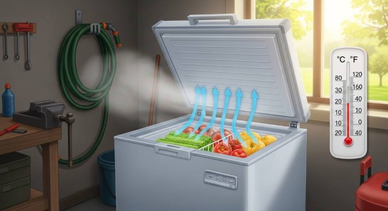 Why Is a Deep Freezer Losing Cold Air During Summer in Miami, FL?